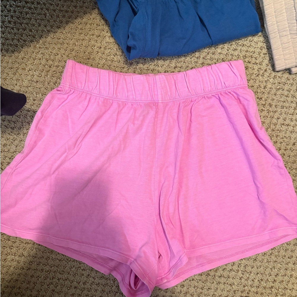 Wild Fable Pink Elastic Waist Shorts